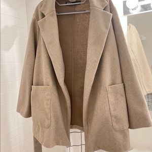 Zara camel coat size L